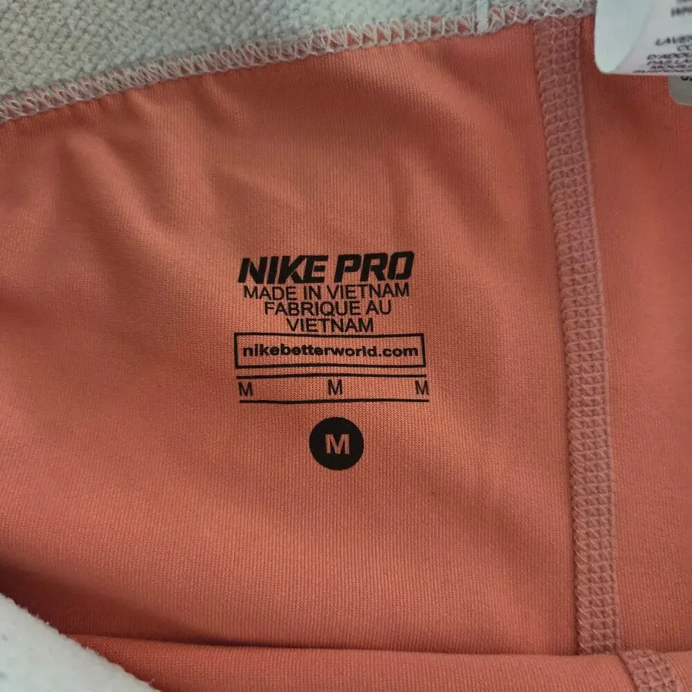Nike Pro | Dri-Fit Diagonal Stripe Competition Shorts Sunblush/Black/White